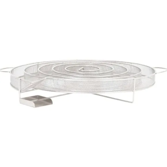 Kallröksgenerator i rostfritt stål - Rökning av kött, fisk, ost | Diameter: 33,5 cm | Färg: Silver