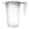Kande 2 ltr med Hank med Låg Transparent,60 Stk/krt