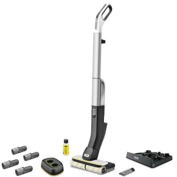 Karcher FC 4-4 4B Duo golvrengörare - 4 batterier - Autonomi 60 min