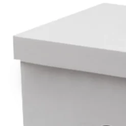 Kartong förvaringslåda Stor kapacitet förvaringsbox arrangörslåda Wellpapper flyttlåda för sovsal leksak nr. 5 låda