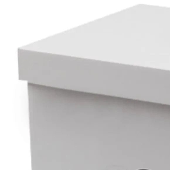 Kartong förvaringslåda Stor kapacitet förvaringsbox arrangörslåda Wellpapper flyttlåda för sovsal leksak nr. 5 låda