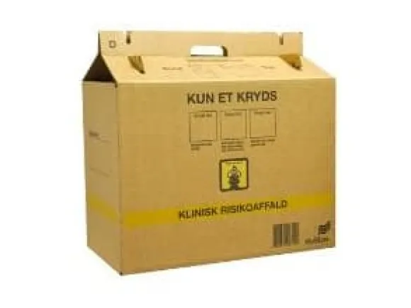 Kartonglåda för farligt avfall 500x248x320 mm, 10 st/krt