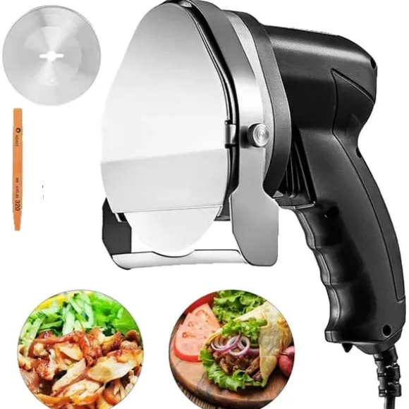 Kebabskärare, Elektrisk Trådlös, 0-8mm Skärning, Elektrisk skivare