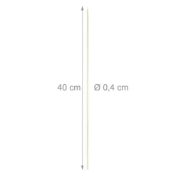 Kebabspett, 40x0,4 cm, Natur
