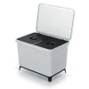 Keden Återvinningstunna 2x23l Systema 56x39x41 Cm Silver