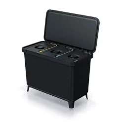 Keden Återvinningstunna 3x10l Systema 57x29x41 Cm Silver