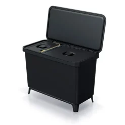 Keden Återvinningstunna 1x10l+1x23l Systema 57x29x41 Cm Durchsichtig