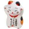 Keramiska Cat Chopstick Rests Set - Mini Kitten Ornaments för japansk servis