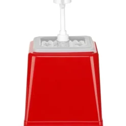 Ketchupsåsdispenser med pump 2,5 l röd - Hendi 203521