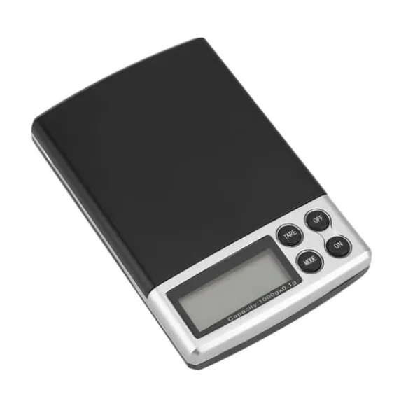 1kg/0.1g LCD-skärm Elektronisk digital fickvåg för smycken och mat Vägning för köksverktyg Nytt