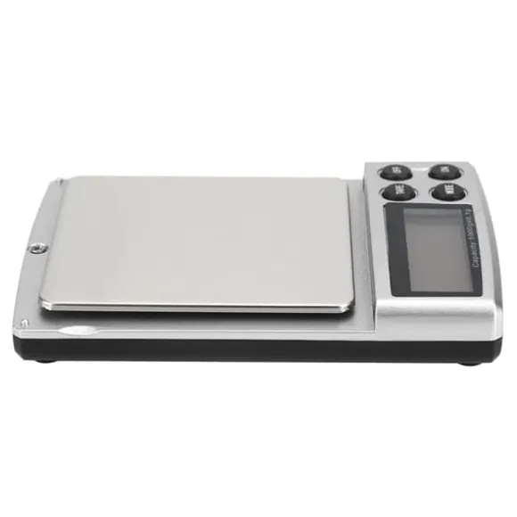 1kg/0.1g LCD-skärm Elektronisk digital fickvåg för smycken och mat Vägning för köksverktyg Nytt