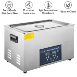 28/40KHz dubbelfrekvens ultraljudsrengörare med 10L tank, justerbar uppvärmning/arbetstid, 3 rengöringslägen, genomtänkt design