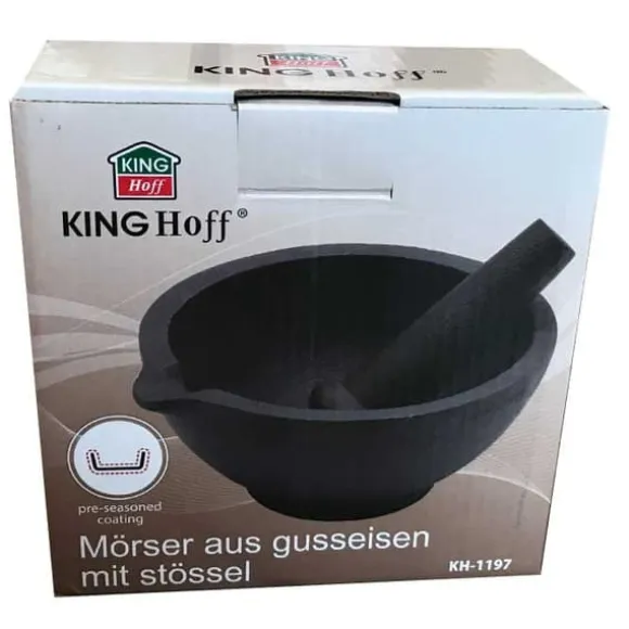 KINGHOFF KH-1197 KÖKSMURTEL AV GJUTJÄRN