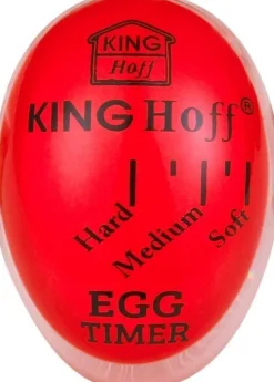KingHoff mekanisk äggklocka röd (KH-1015)