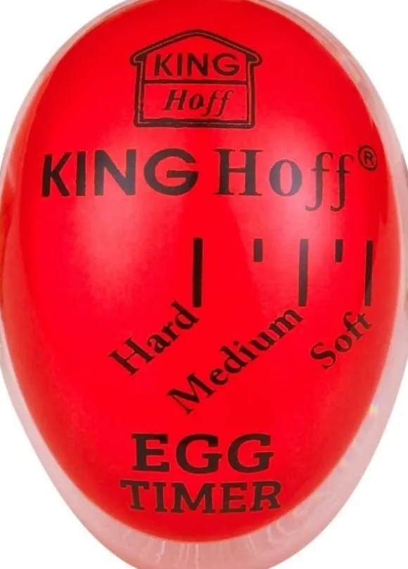 KingHoff mekanisk äggklocka röd (KH-1015)