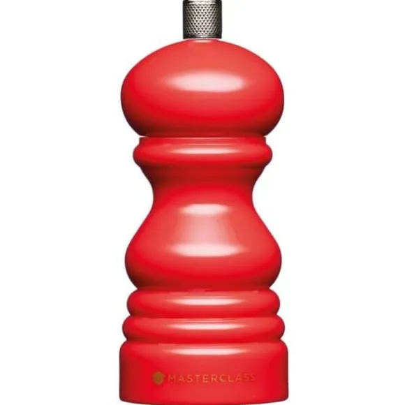 KitchenCraft MasterClass salt- eller pepparkvarn 5,2 x 12,5 cm röd