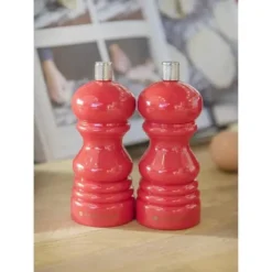 KitchenCraft MasterClass salt- eller pepparkvarn 5,2 x 12,5 cm röd