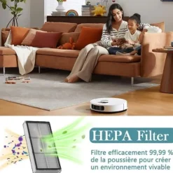 Kit med tillbehör kompatibel med Dreame L10s Pro Ultra Heat/ L10s Ultra Gen 2, Delar kompatibla med Dreame X30 Ultra/Mova E30 Ultra