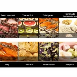 Kök Non-stick Silikon Dehydrator Sheets för Frukt Återanvändbara Mat Dehydrator Sheets Torktumlare Mesh