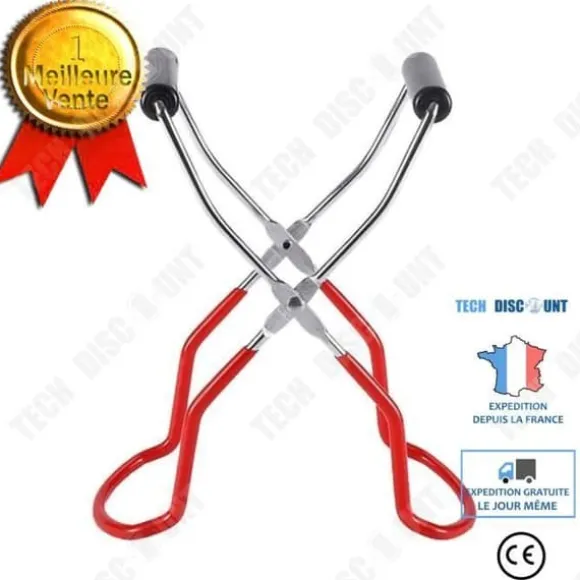 Köksaccessoar - TD® - Burkpresse - Rostfritt stål - 22,5x15cm - Multifunktionell