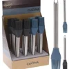 1 KÖKSBORSTE I METALL/SILIKON 26CM ASSORTERAD