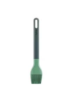 Köksborste - Lékué - 0208040V28 - Silikon platina - Ergonomiskt handtag - Motståndskraftig upp till 220°C