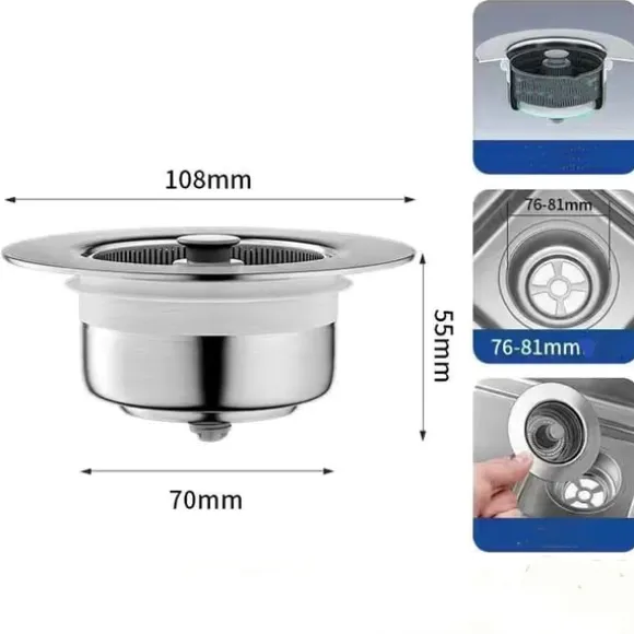 Köksdiskbänk Silkorgsplugg (2-pack)