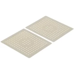 Köksdiskmatta 2 st livsmedelsklassat gummimaterial halkfri lätt att rengöra diskbänksskyddsmatta för kök