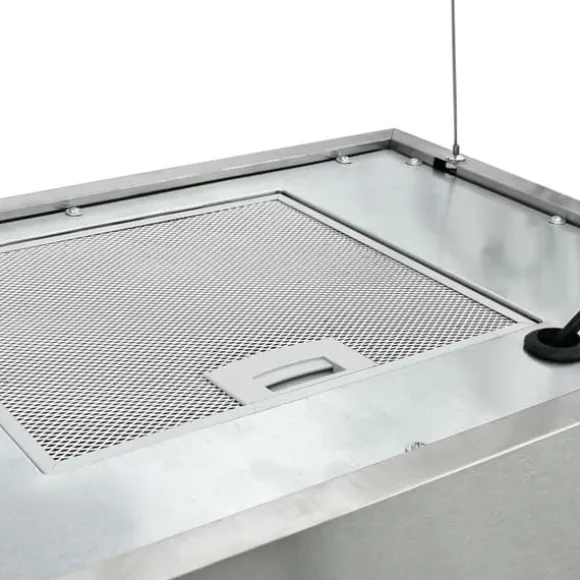 Köksfläktar - Living Hängande köksfläkt touchsensor LCD 55 cm rostfritt stål