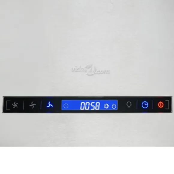 Köksfläktar - Living Hängande köksfläkt touchsensor LCD 55 cm rostfritt stål