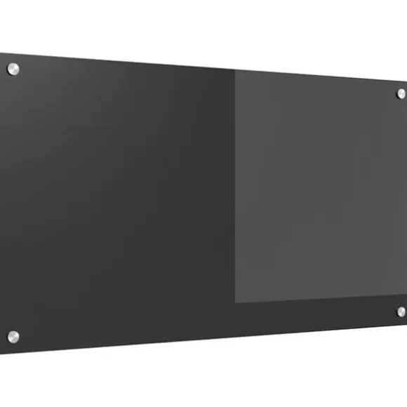Köksplånbak Mörkgrå 90 x 50 x 0,6 cm härdat glas