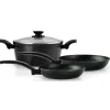 Köksredskap - FAGOR - Vivant 424 - Smidd Aluminium - Non-stick - 4 Delar Svart