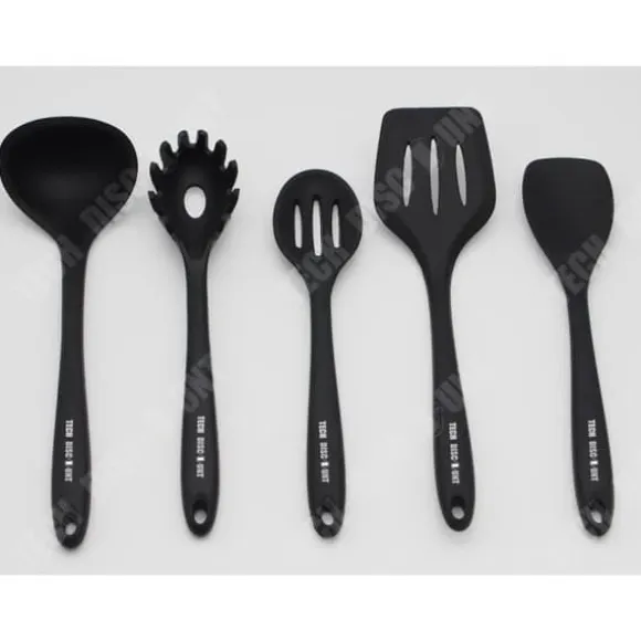 Köksredskap - TD® - 10 delars kit - Giftfritt silikon - Rostfritt stål - Praktiskt för bakning