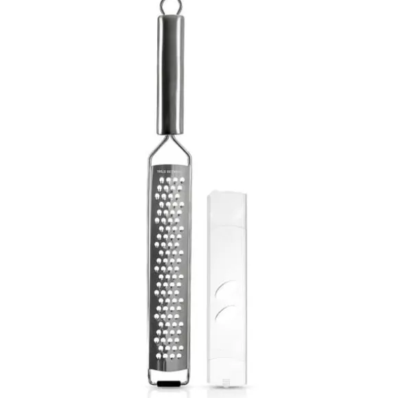 Köksrivjärn för grönsaker, ost, citrusfrukter, stål, platt, 38 cm ORION 144804