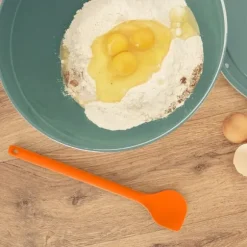 Kökssked av silikon för matlagning, blandning, servering, teflon