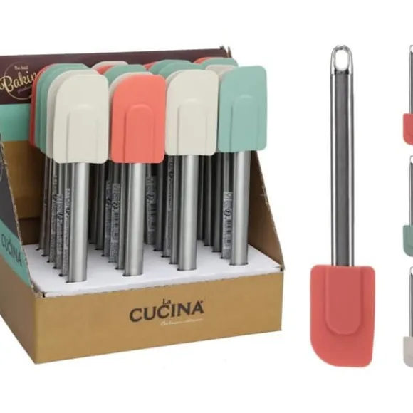 1 KÖKSSPATEL I SILIKON 24CM ASSORTERADE FÄRGER
