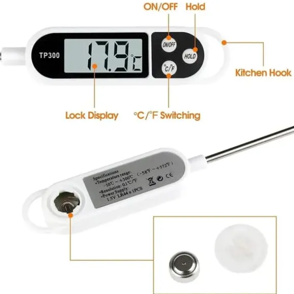 Kökstermometer med Omedelbar Läsning