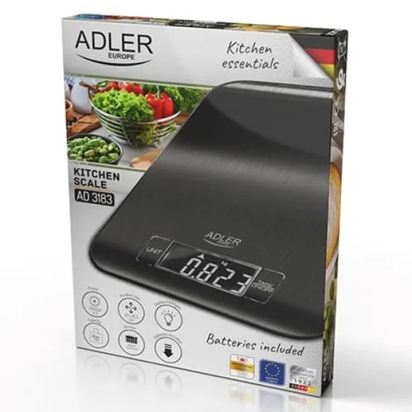 Köksvåg ADLER AD 3183b Svart