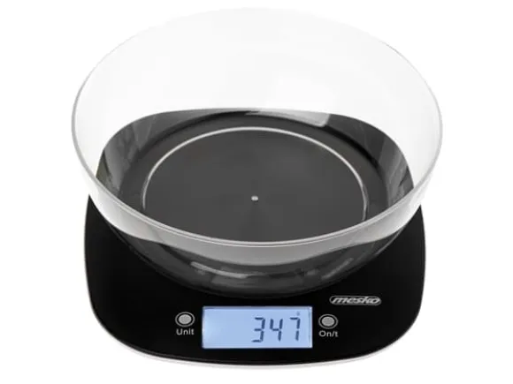 Köksvåg Adler köksvåg med skål | MS 3179w | Gradering 1 g | Displaytyp LCD | Vit