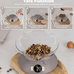 KÖKSVÅG MED SKÅL BERLINGER HAUS BH-9616 TAUPE