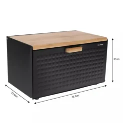 KLAUSBERG DUBBELSIDIG BRÖDBOX KB-7425 mattsvart