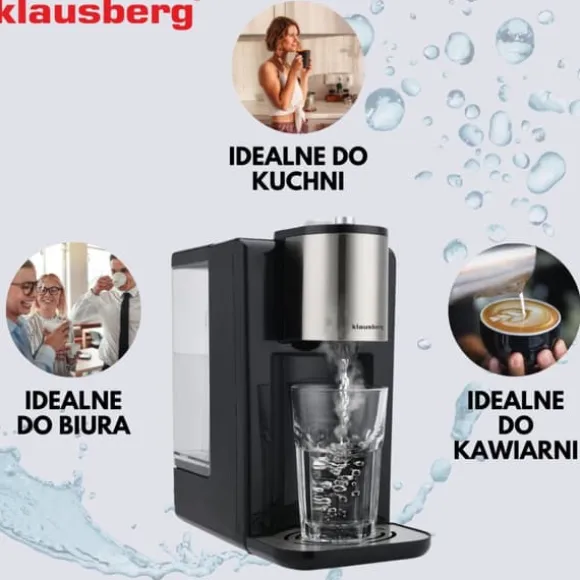 KLAUSBERG KB-7878 2,2L varmvattenautomat med temperaturkontroll