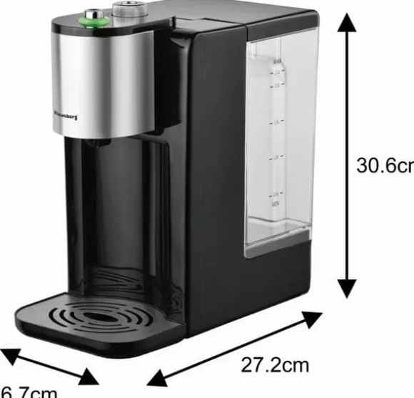 KLAUSBERG KB-7878 2,2L varmvattenautomat med temperaturkontroll