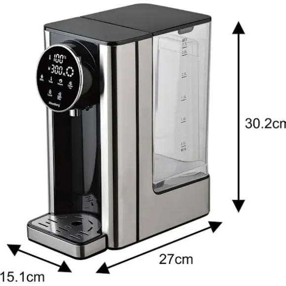 KLAUSBERG Varmvatten-dispenser KB-7880 2,7L Svart