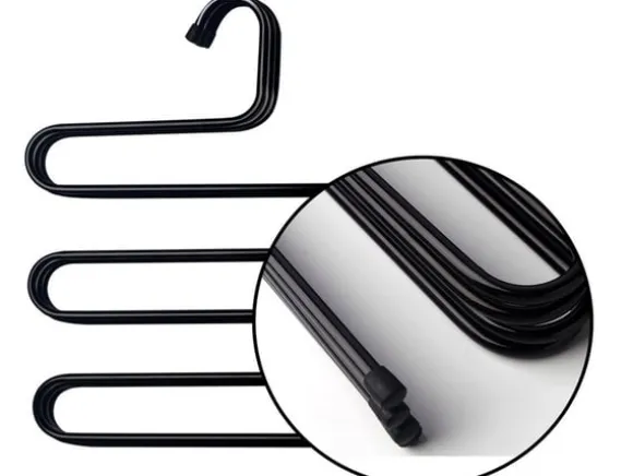Klädhängare / Byxhängare / Galge - Plats för 5 par byxor