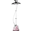 Klädsteamer - Vertikalt ångstrykjärn - 1600–2000 W - 1,4 l vattentank - Justerbar temperatur - Rosa