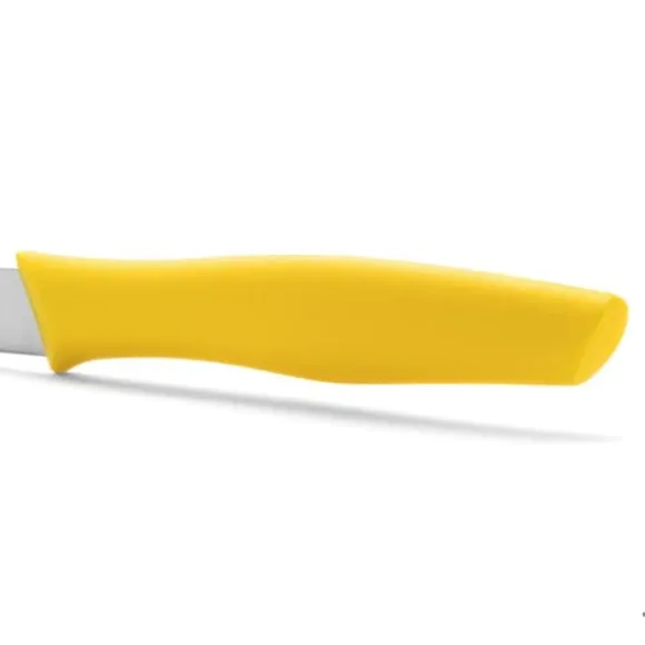 Kniv - ARCOS - Mondador Arcos Nova 188525 - Rostfritt stål NITRUM - Blad 8 cm - Färg Gul