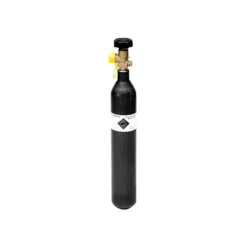 Koldioxid, CO2 flaska - 0,5 kg, utan flaskbur - Gasflaska, Kolsyreflaska, Kolsyrecylinder, Kolsyrebehållare, Kolsyrepatroner