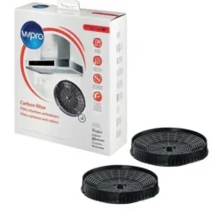 Kolfilter för Whirlpool huva 484000008824 - Modell Typ 57 - Diameter 175 x 42 mm