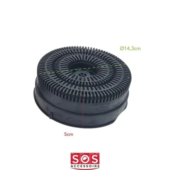 Kolfilter för Whirlpool-kåpor - Typ 58